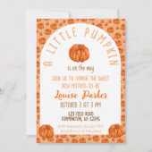 Uitnodiging voor een babyfeestje voor een klein po (Voorkant)