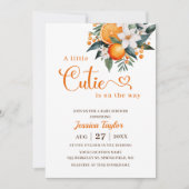 Uitnodiging voor een babyfeestje voor een klein sc (Voorkant)