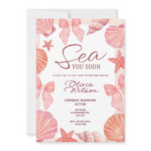 Uitnodiging voor een babyshower voor een meisje