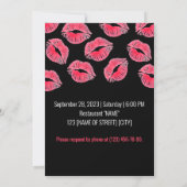 Uitnodiging voor een Bachelorette Party "Farewell  (Achterkant)