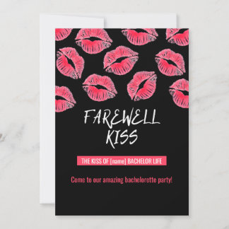 Uitnodiging voor een Bachelorette Party "Farewell 