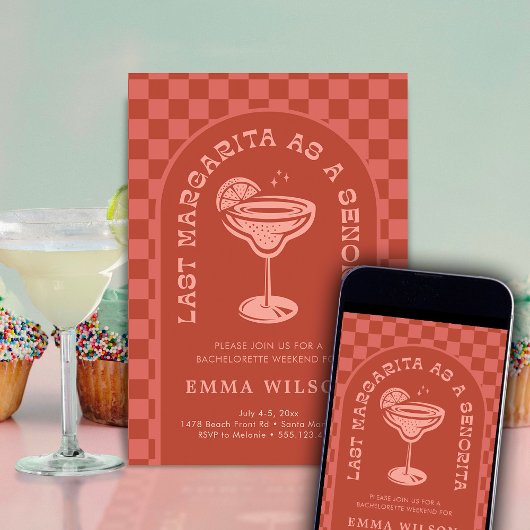 Uitnodiging voor een Bachelorette Party Weekend Ma