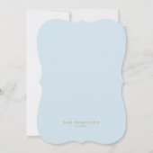 uitnodiging voor een balletfeest | Ballerina verja (Achterkant)