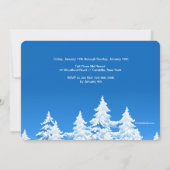 Uitnodiging voor een besneeuwde hut (Achterkant)