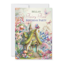 Uitnodiging voor een betoverd sprookjesbosfeest me