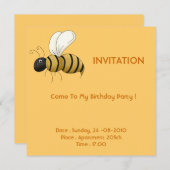 uitnodiging voor een Birthday-kaart (Voorkant / Achterkant)