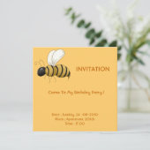 uitnodiging voor een Birthday-kaart (Staand voorkant)