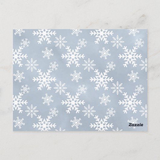 Uitnodiging voor een Blue Christmas Notenkraker ve (Achterkant)