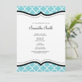 uitnodiging voor een bridal (Staand voorkant)