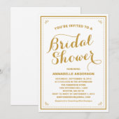 uitnodiging voor een bridale douche (Voorkant / Achterkant)
