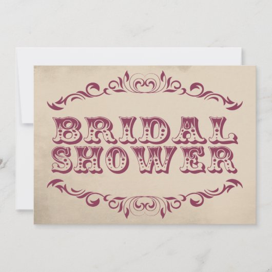  uitnodiging voor een bridale douche | champagne (Voorkant)