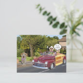 uitnodiging voor een  Briefkaart (Staand voorkant)