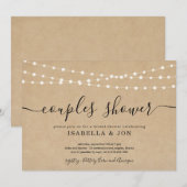 Uitnodiging voor een bruidsfeest voor een landelij (Voorkant / Achterkant)