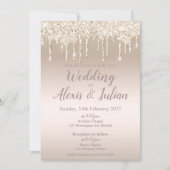 Uitnodiging voor een bruiloft in Champagne (Voorkant)