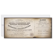  uitnodiging voor een bruiloft met RSVP-ontwerp