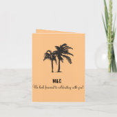 Uitnodiging voor een bruiloft naar Thailand (Achterkant)