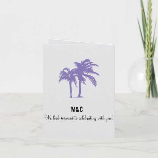 Uitnodiging voor een bruiloft naar Thailand (Achterkant)