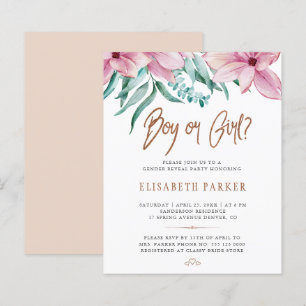 Uitnodiging voor een budget baby shower geslacht o