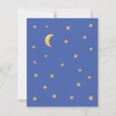 Uitnodiging voor een budget baby shower 'Twinkle L (Achterkant)