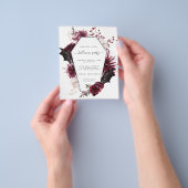 Uitnodiging voor een budget Halloween-feest Flyer (Hand)