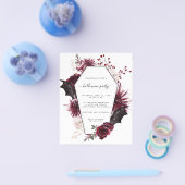 Uitnodiging voor een budget Halloween-feest Flyer (Enkel)