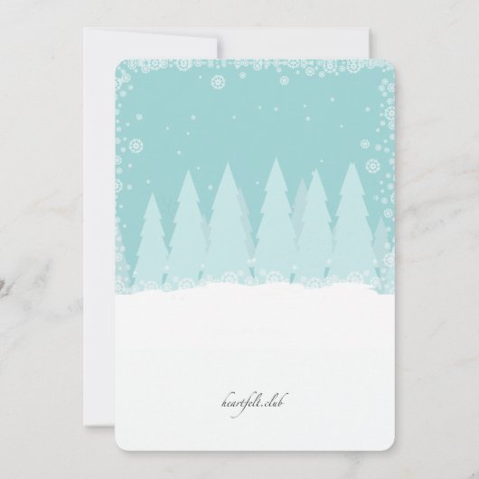 Uitnodiging voor een cadeauwisselingsfeest (Achterkant)