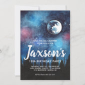 Uitnodiging voor een Camping Thema Party (Voorkant)