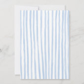 Uitnodiging voor een Casual diner aan de kust (Achterkant)