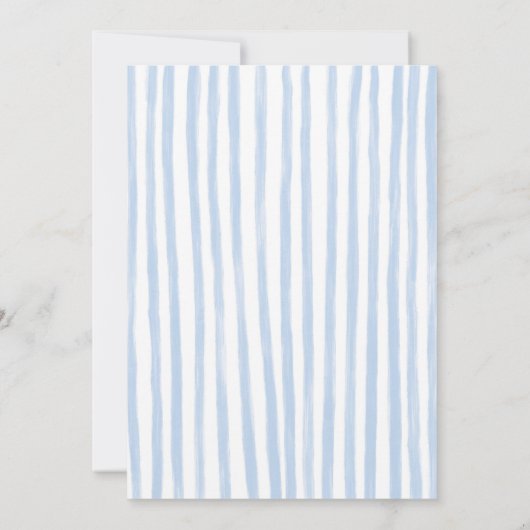 Uitnodiging voor een Casual diner aan de kust (Achterkant)