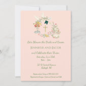 Uitnodiging voor een Christelijke Trouw Bruisfeest (Voorkant)