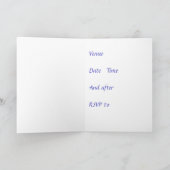 uitnodiging voor een civiele ceremonie (Binnen)