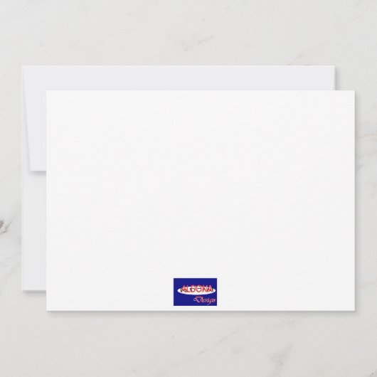 Uitnodiging voor een cocktailparty (Achterkant)