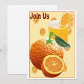 Uitnodiging voor een cocktailparty (Voorkant / Achterkant)