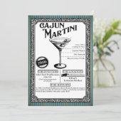 Uitnodiging voor een cocktailparty - Lees beschrij (Staand voorkant)