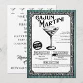 Uitnodiging voor een cocktailparty - Lees beschrij (Voorkant / Achterkant)