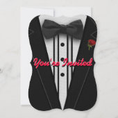 Uitnodiging voor een cocktailparty (of andere gele (Achterkant)