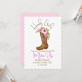 Uitnodiging voor een Country Bridal Shower