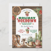 Uitnodiging voor een cowboyfeest (Voorkant)