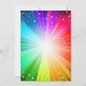 Uitnodiging voor een dansfeest, verjaardag van een (Achterkant)