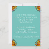 Uitnodiging voor een Day Of The Dead Cocktailparty (Achterkant)