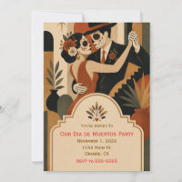 Uitnodiging voor een Dia de Muertos-feest