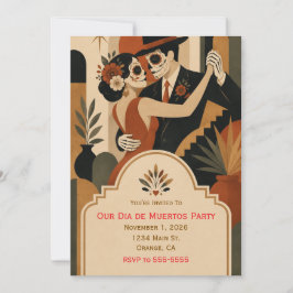 Uitnodiging voor een Dia de Muertos-feest