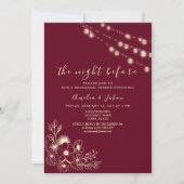 Uitnodiging voor een diner in Bourgondië (Voorkant)