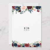 Uitnodiging voor een diner in de Bourgogne en de m (Achterkant)