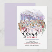 Uitnodiging voor een diner in een restaurant (Voorkant / Achterkant)