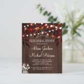 Uitnodiging voor een diner voor een gewone herfst (Staand voorkant)