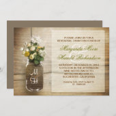 uitnodiging voor een diner voor het landelijke mad (Voorkant / Achterkant)