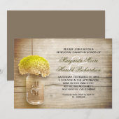 uitnodiging voor een diner voor het landelijke mad (Voorkant / Achterkant)