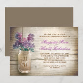 uitnodiging voor een diner voor het landelijke mad (Voorkant / Achterkant)