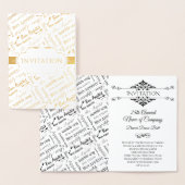 Uitnodiging voor een Dinner Party Bon Appetit Fran (Display)